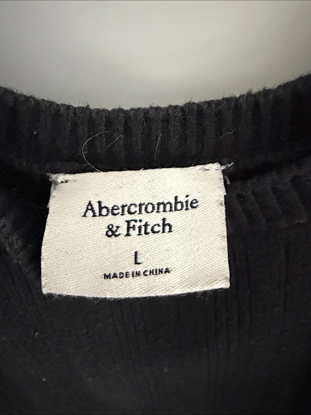 ABERCROMBIE Black Ribbed Tank Maxi Dress - Versatile Everyday Style
